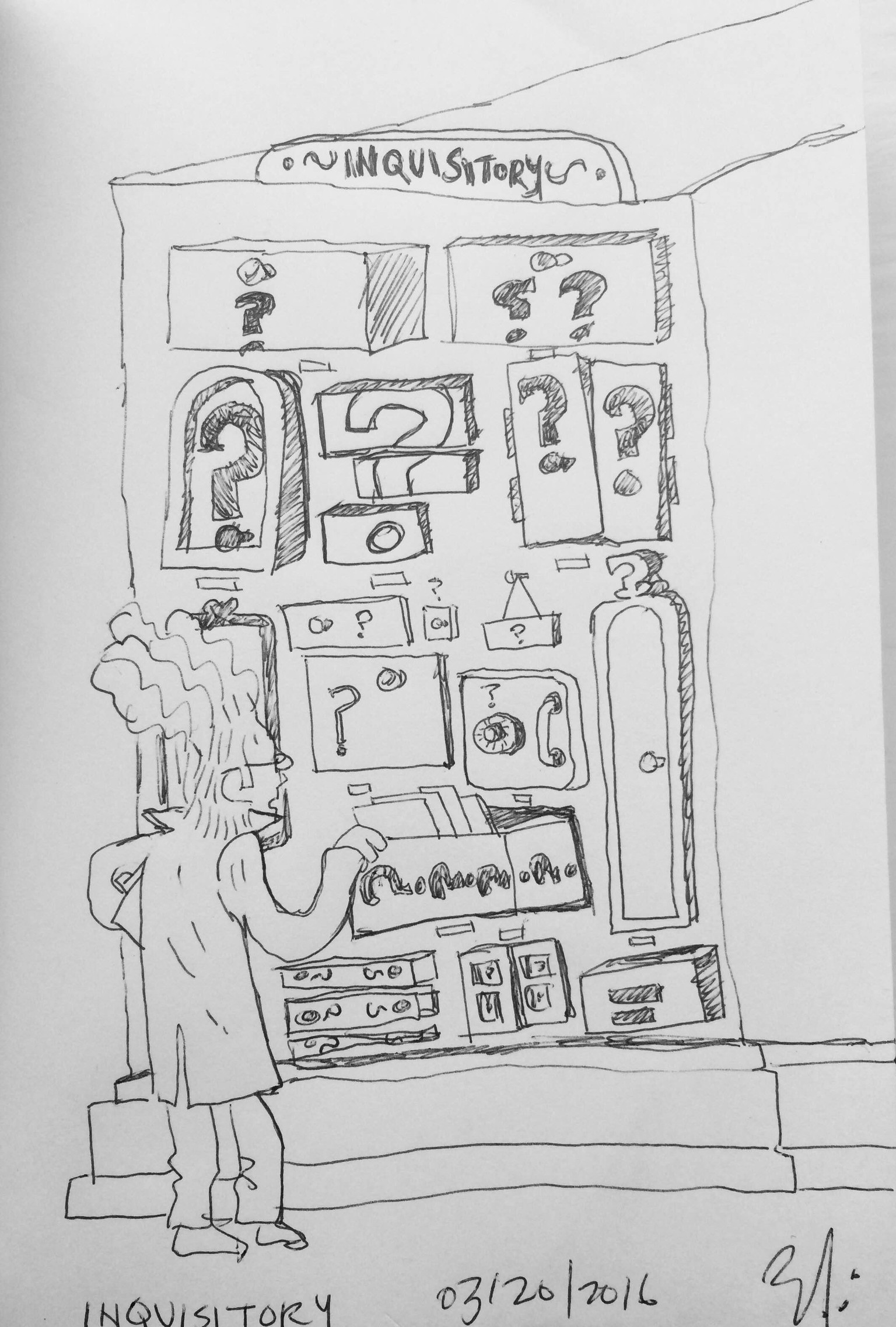 random word doodle a day - image 6 - student project