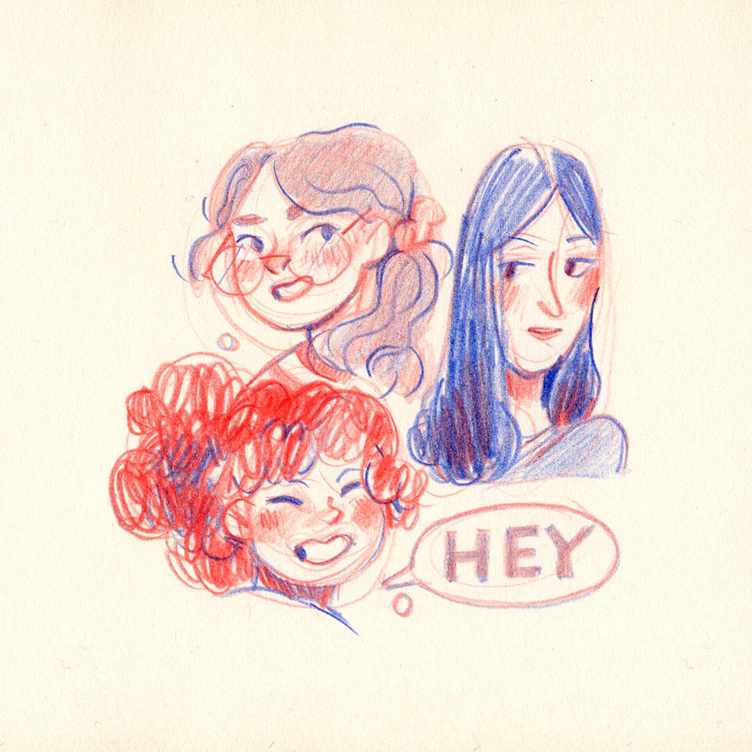 Red and Blue Faces - image 1 - student project