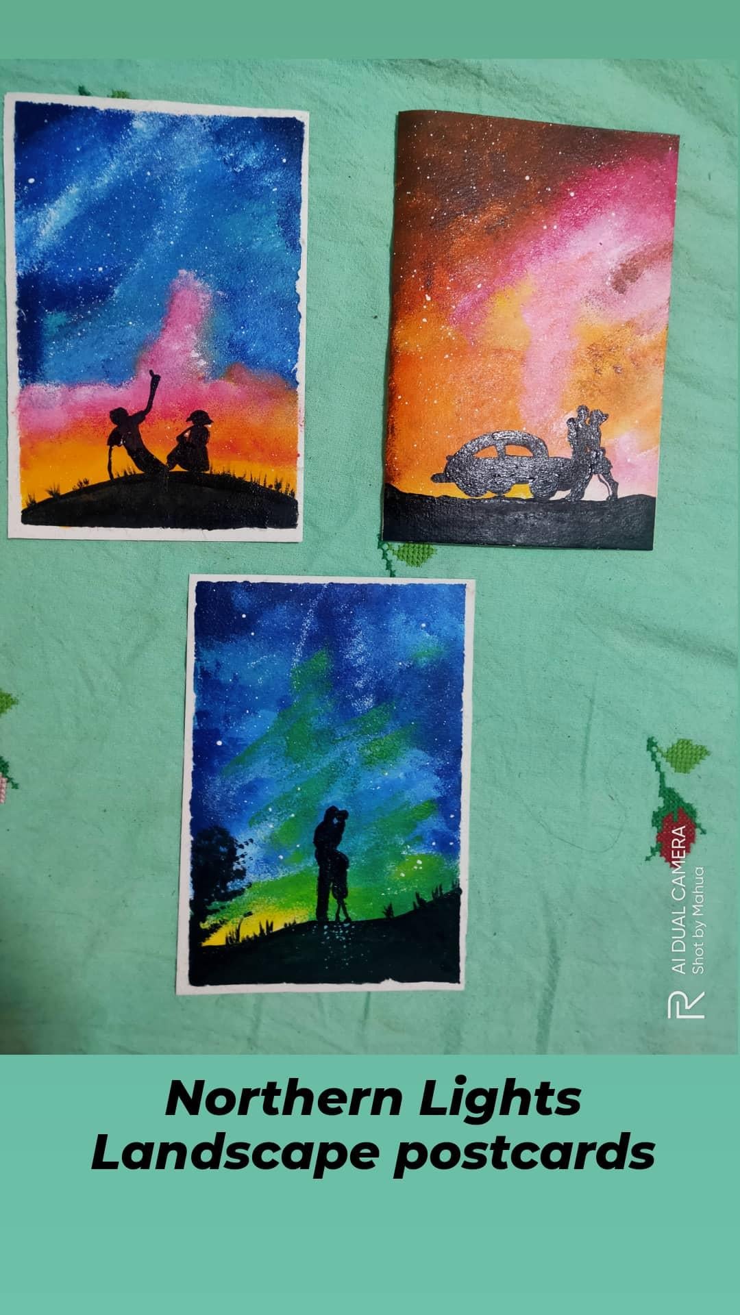 Romantic Sponge Paintings - image 1 - student project