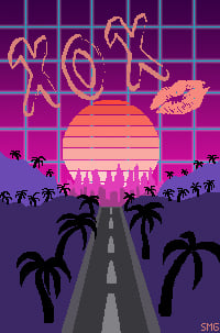 Cyber Sunset - image 1 - student project