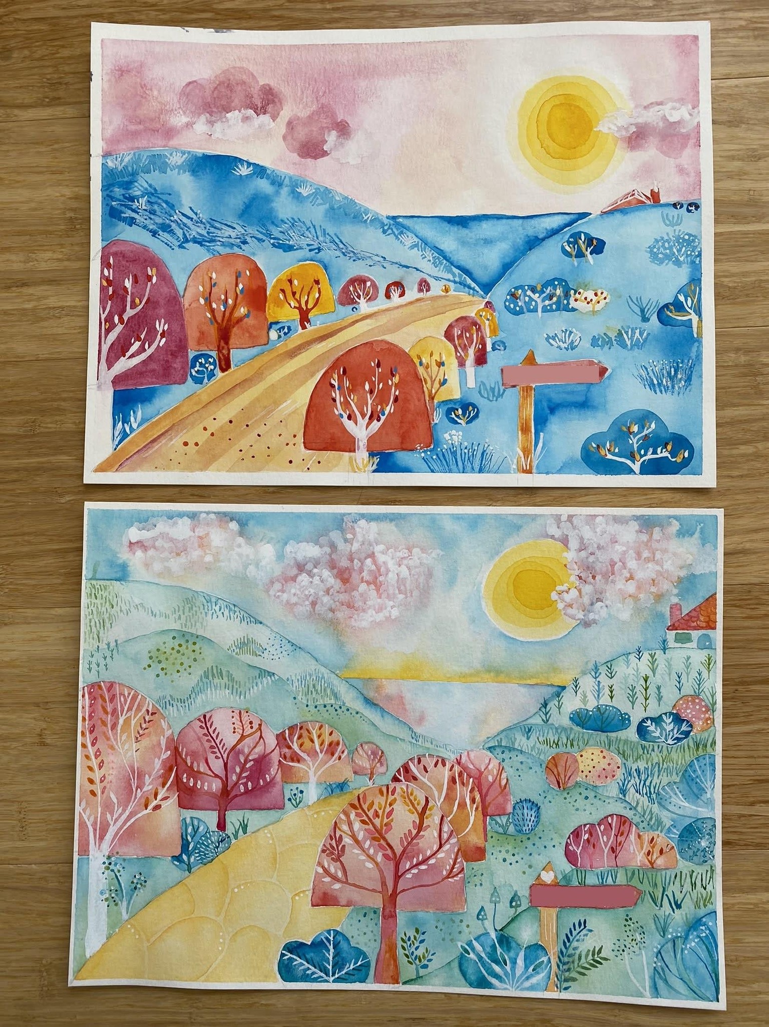Final whimsical landscape - image 4 - student project