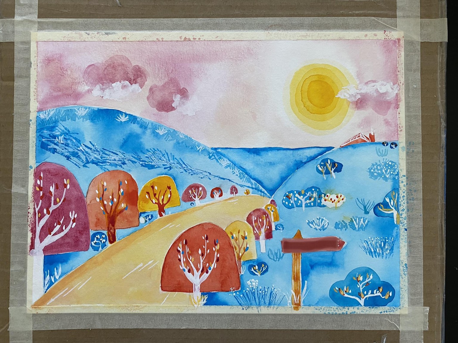 Final whimsical landscape - image 8 - student project