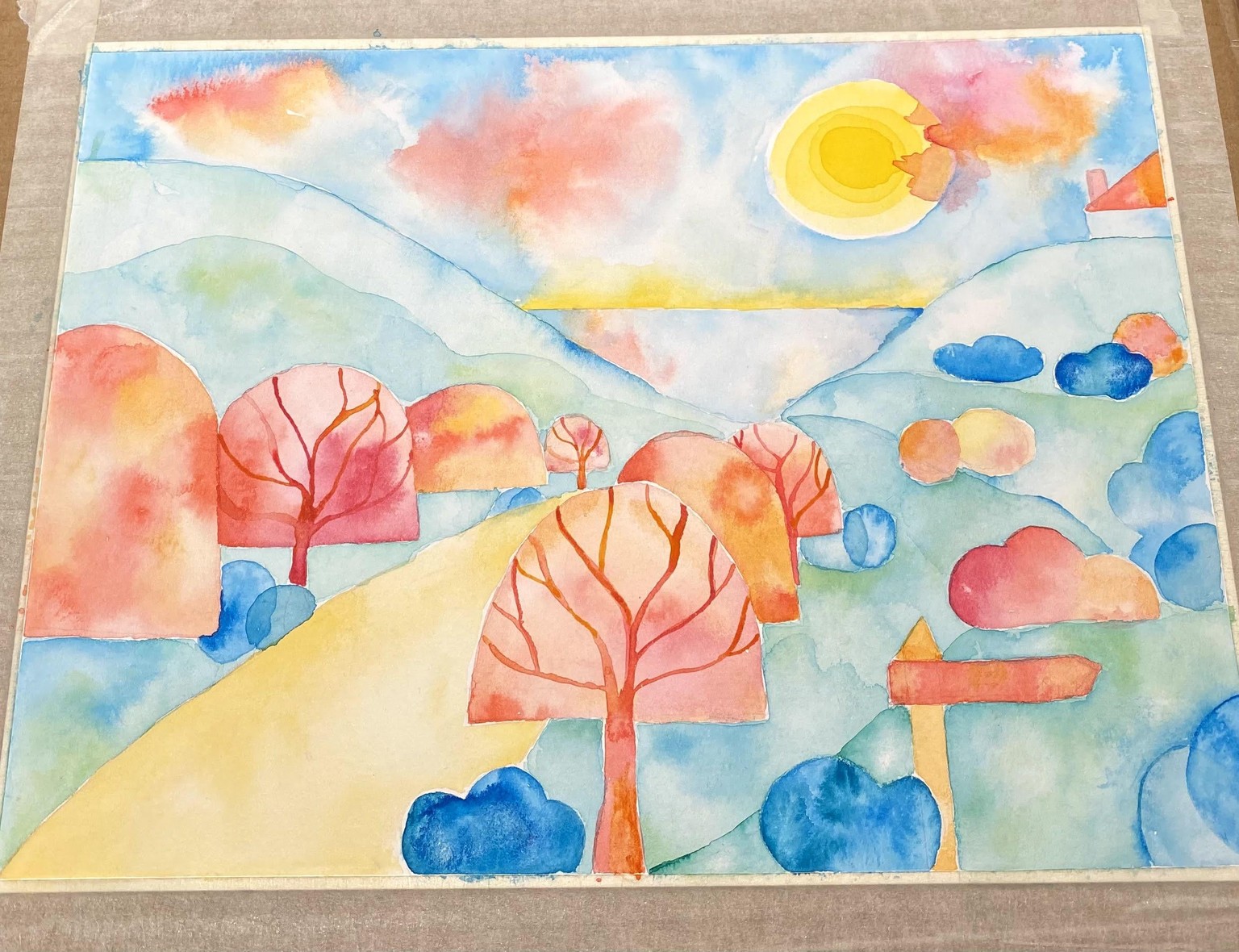 Final whimsical landscape - image 3 - student project