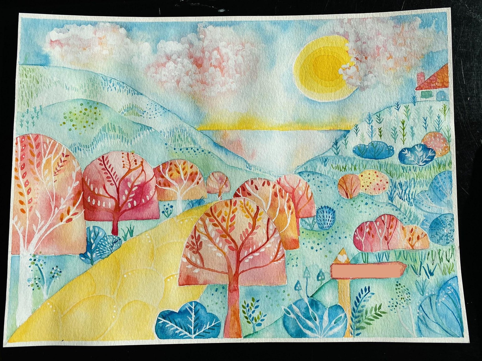 Final whimsical landscape - image 5 - student project