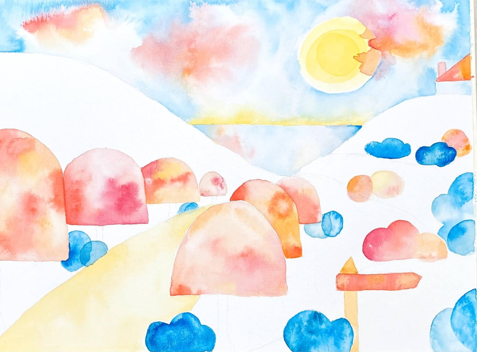 Final whimsical landscape - image 2 - student project