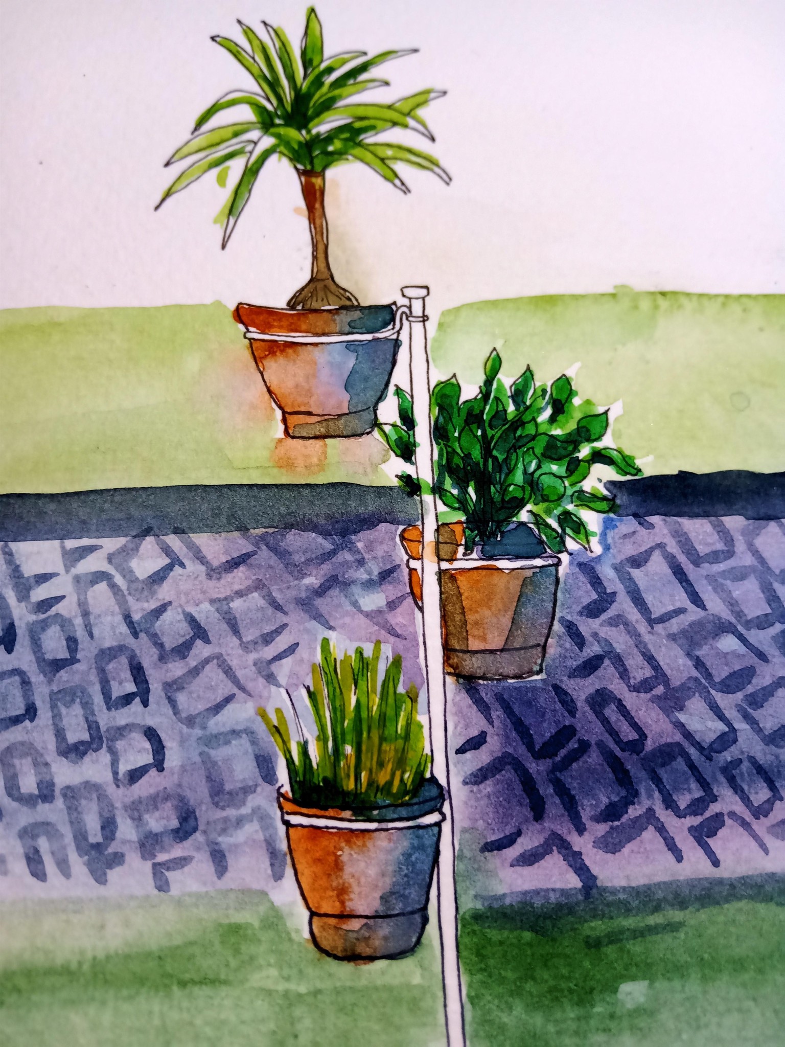 Urban sketching - image 1 - student project
