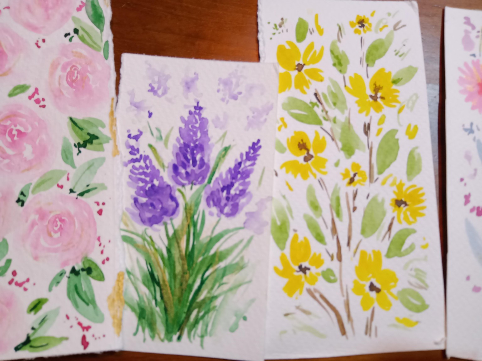 Floral Bookmarks - image 2 - student project