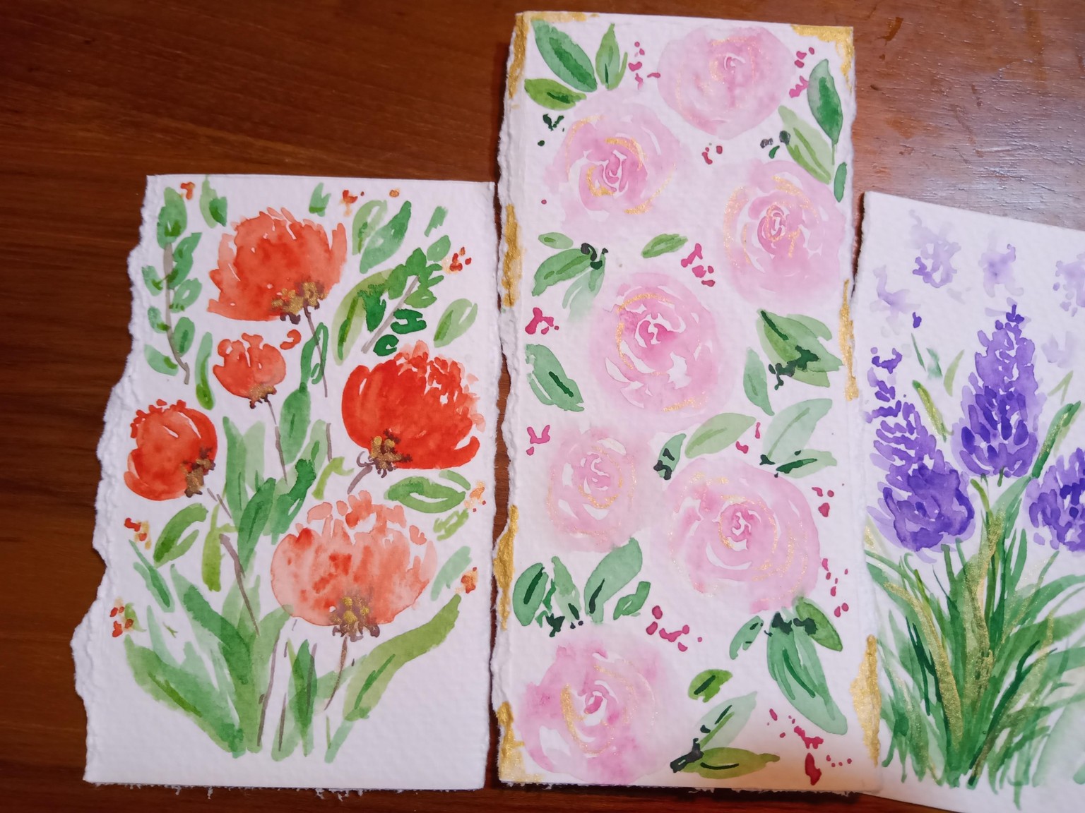 Floral Bookmarks - image 1 - student project