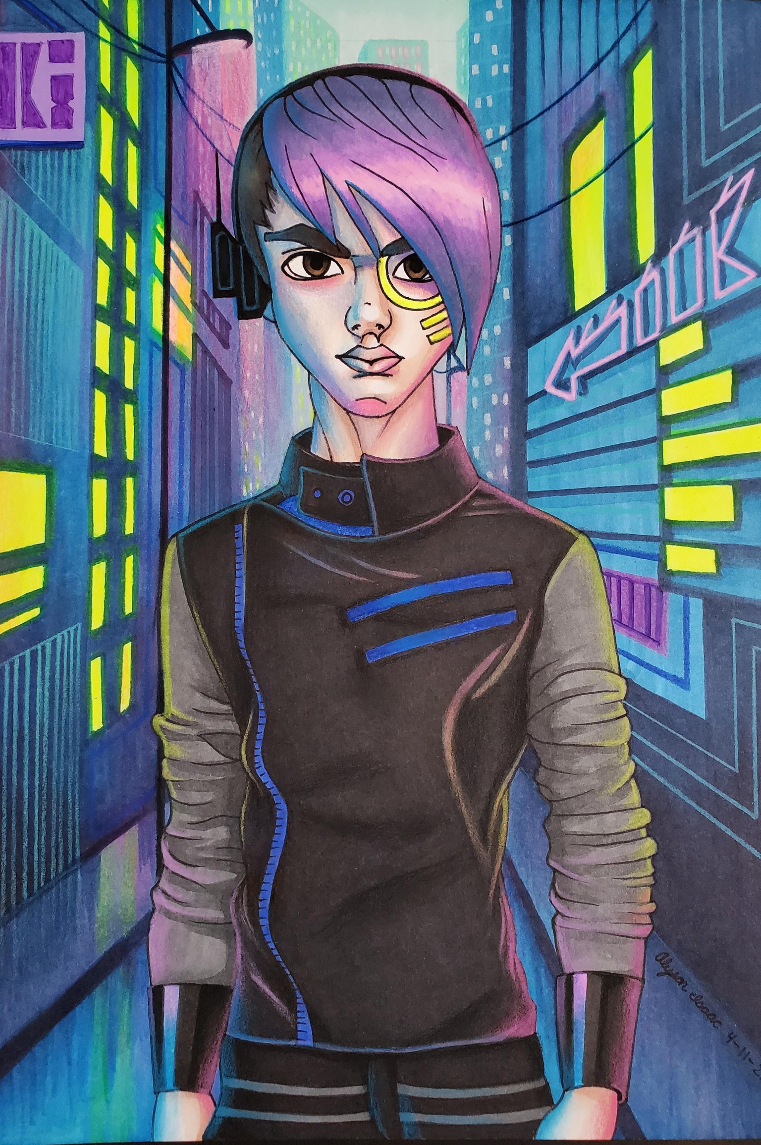 Cyber Punk - image 1 - student project