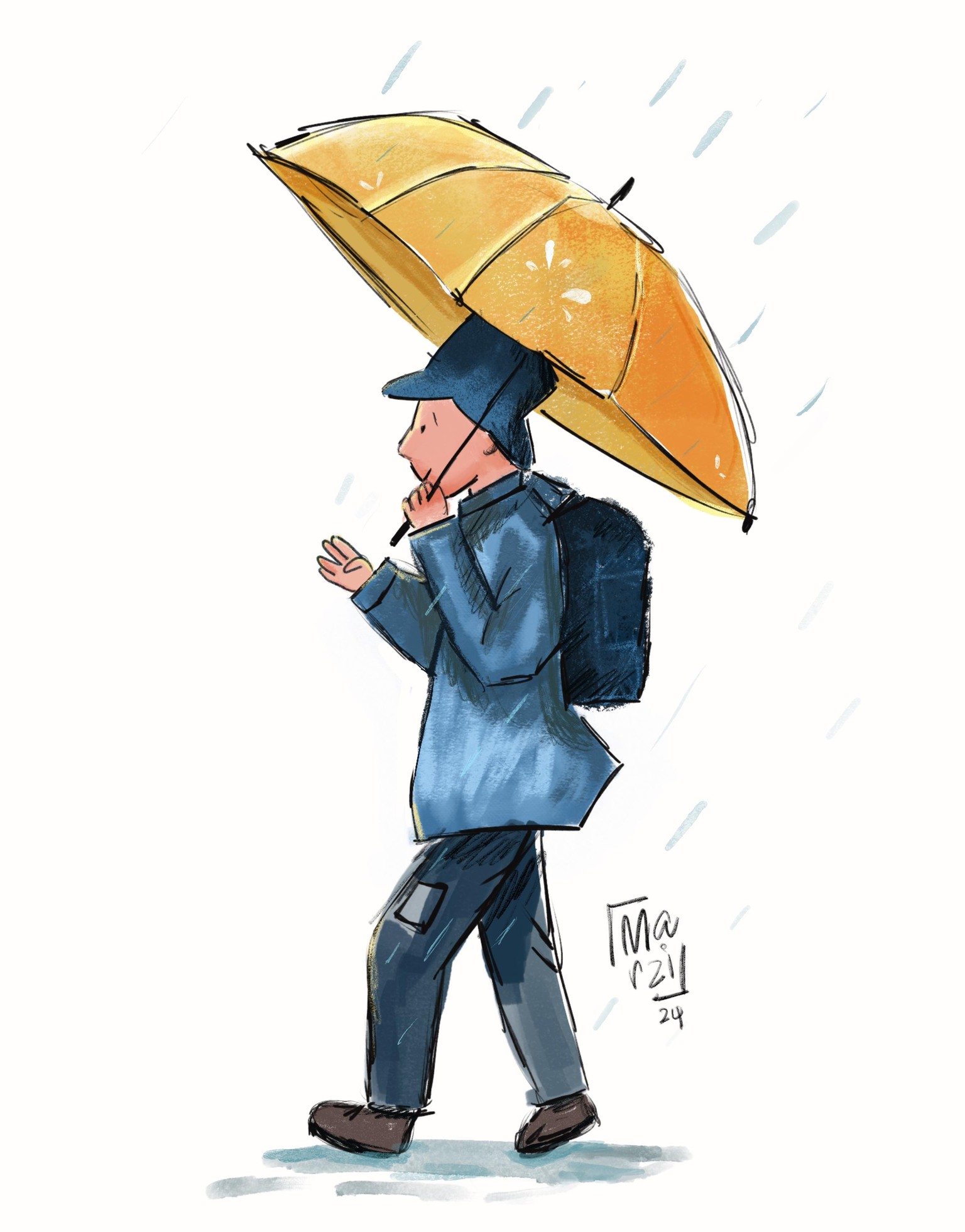 Rain Walk by Marzieh Abbas - image 1 - student project