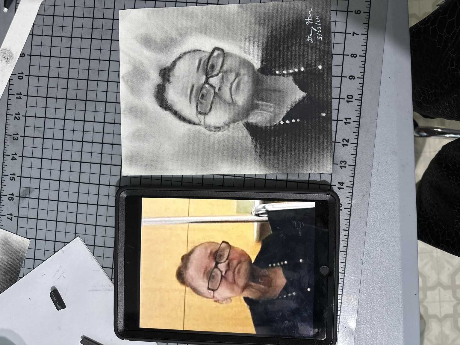 My 1st charcoal drawing - image 1 - student project