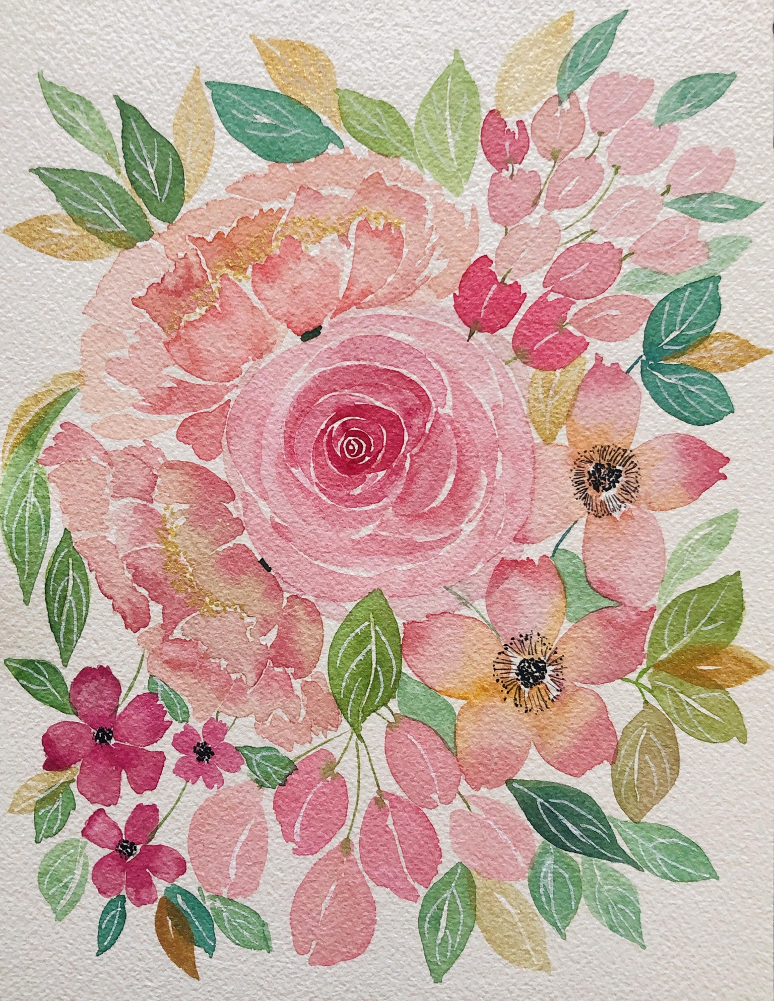 Pink flowers - image 1 - student project