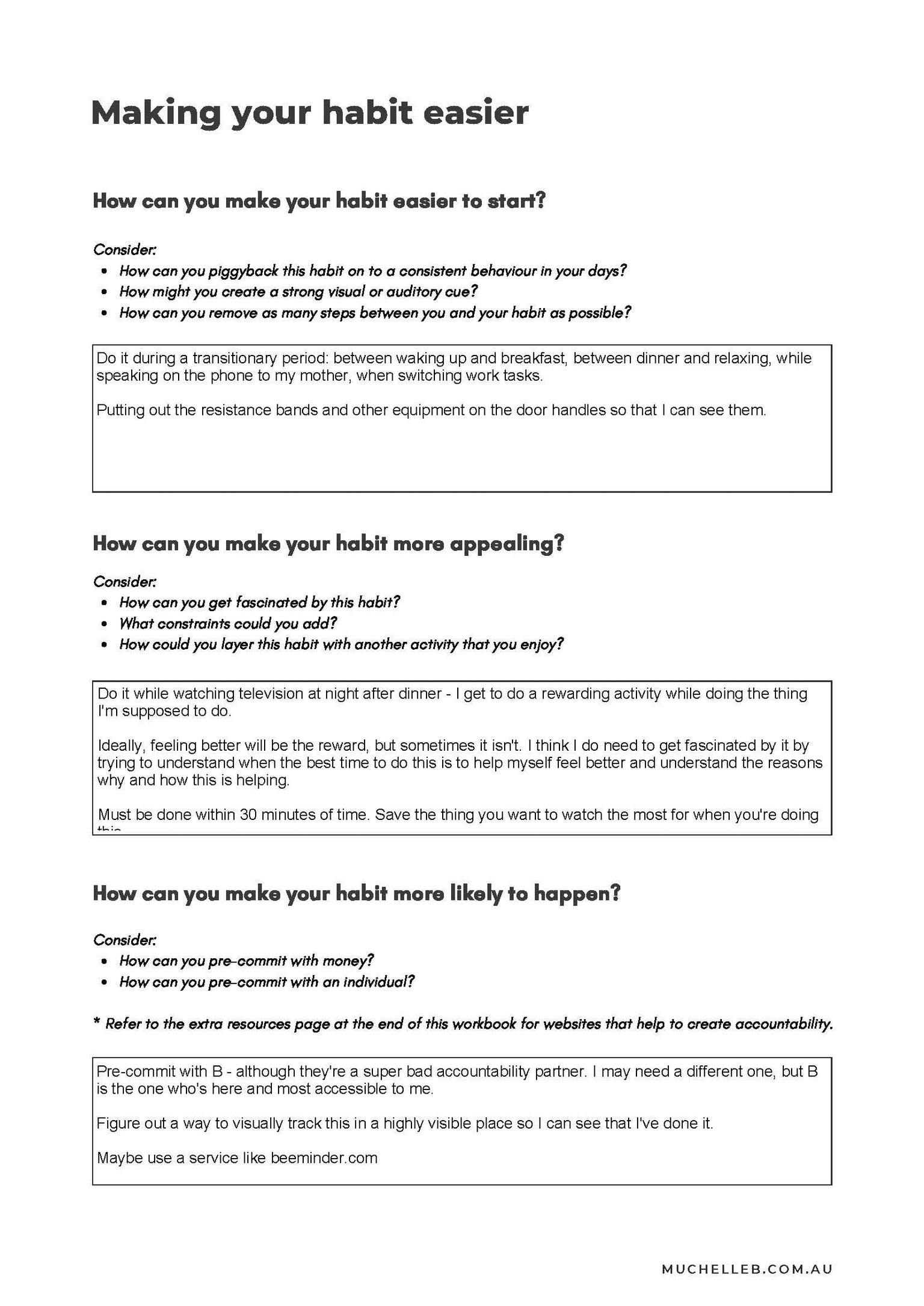 Stretching and exercise habit - image 4 - student project