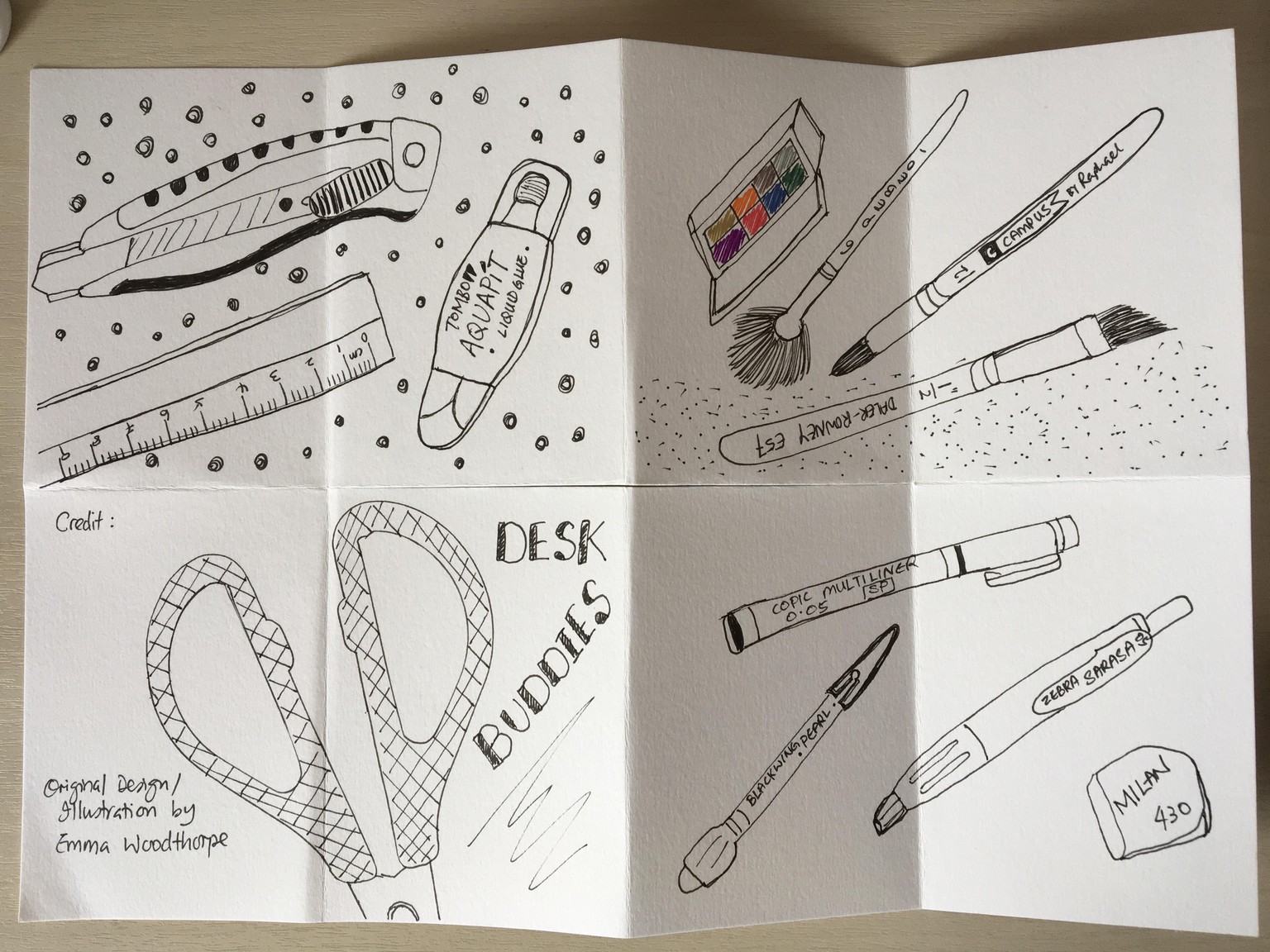 One-Sheet Zine - image 1 - student project