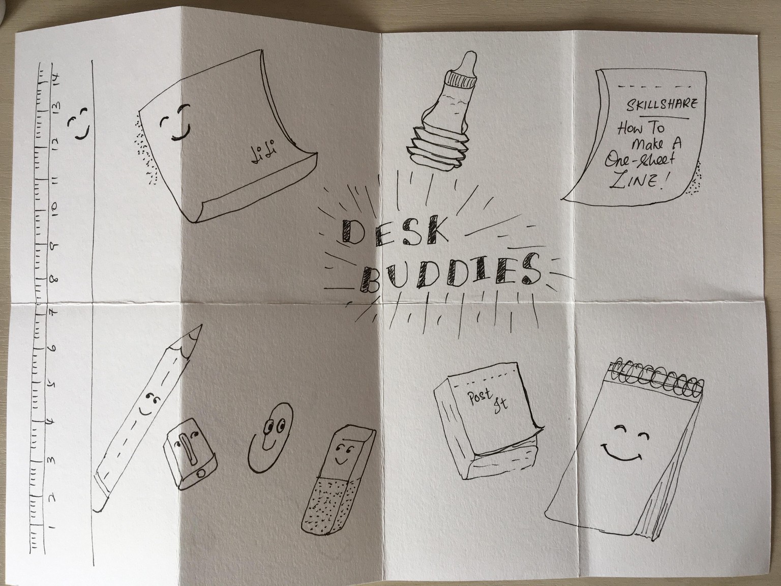 One-Sheet Zine - image 2 - student project