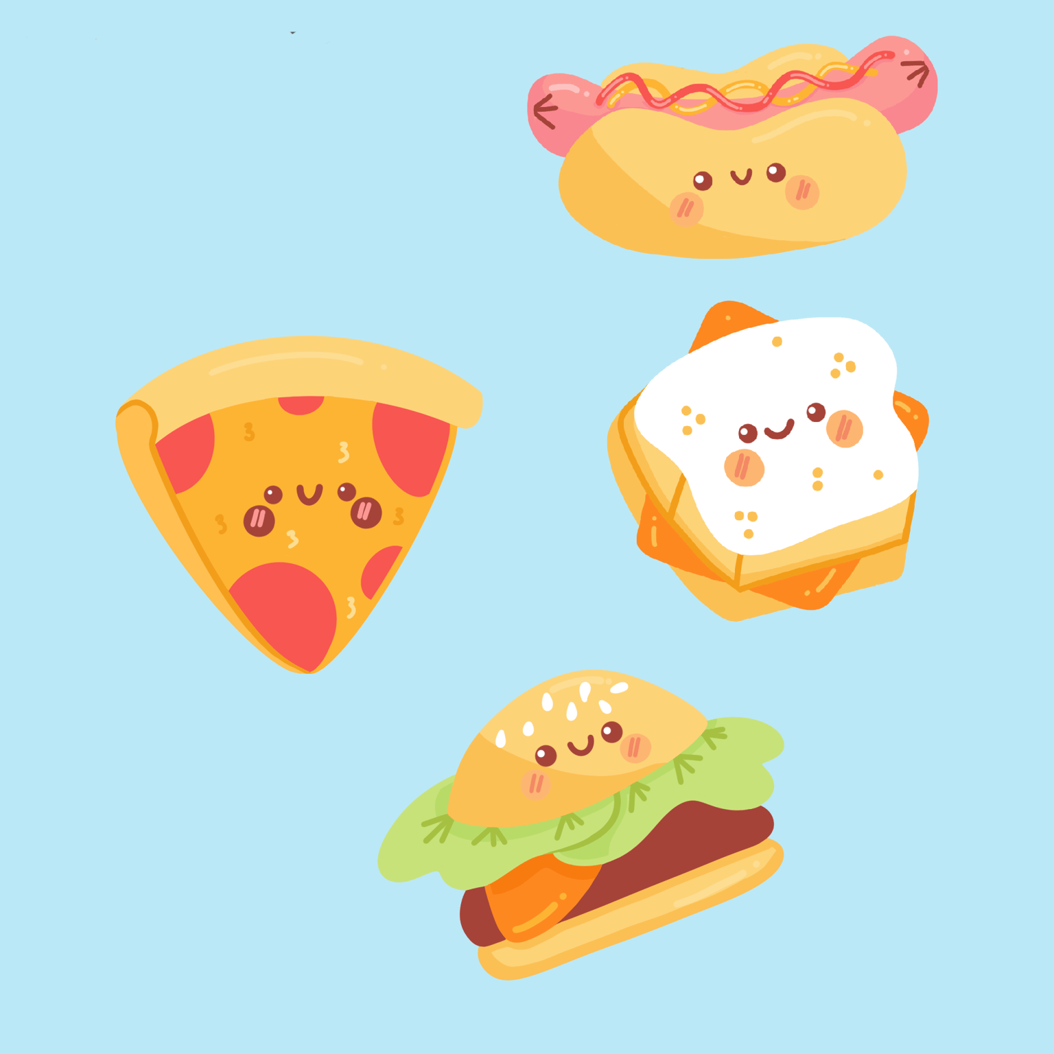 Nettes Fast-Food Kawaii - image 1 - student project