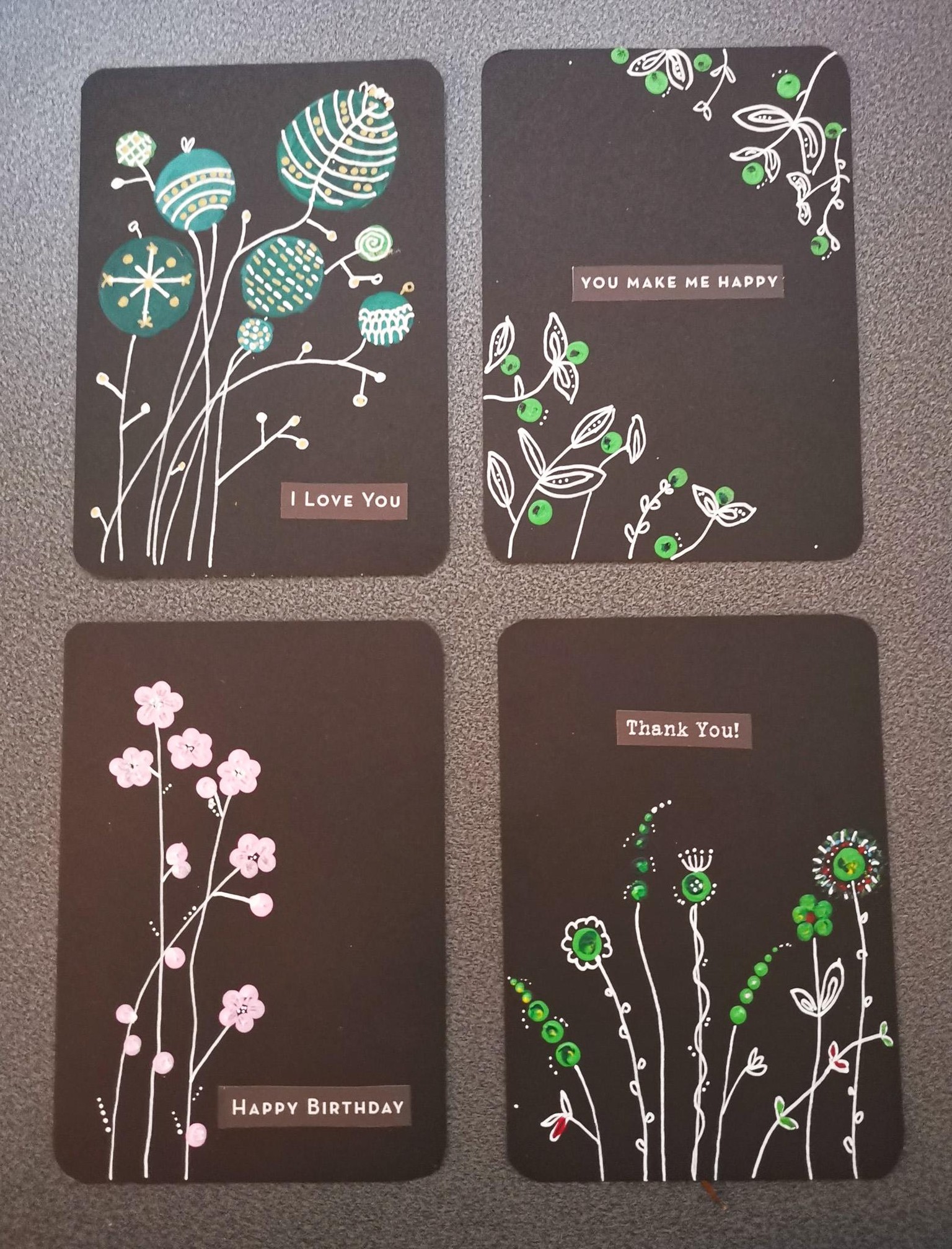 4 Wee Postcards- 4th inspired by Inky Doodle Notebook Class - image 1 - student project