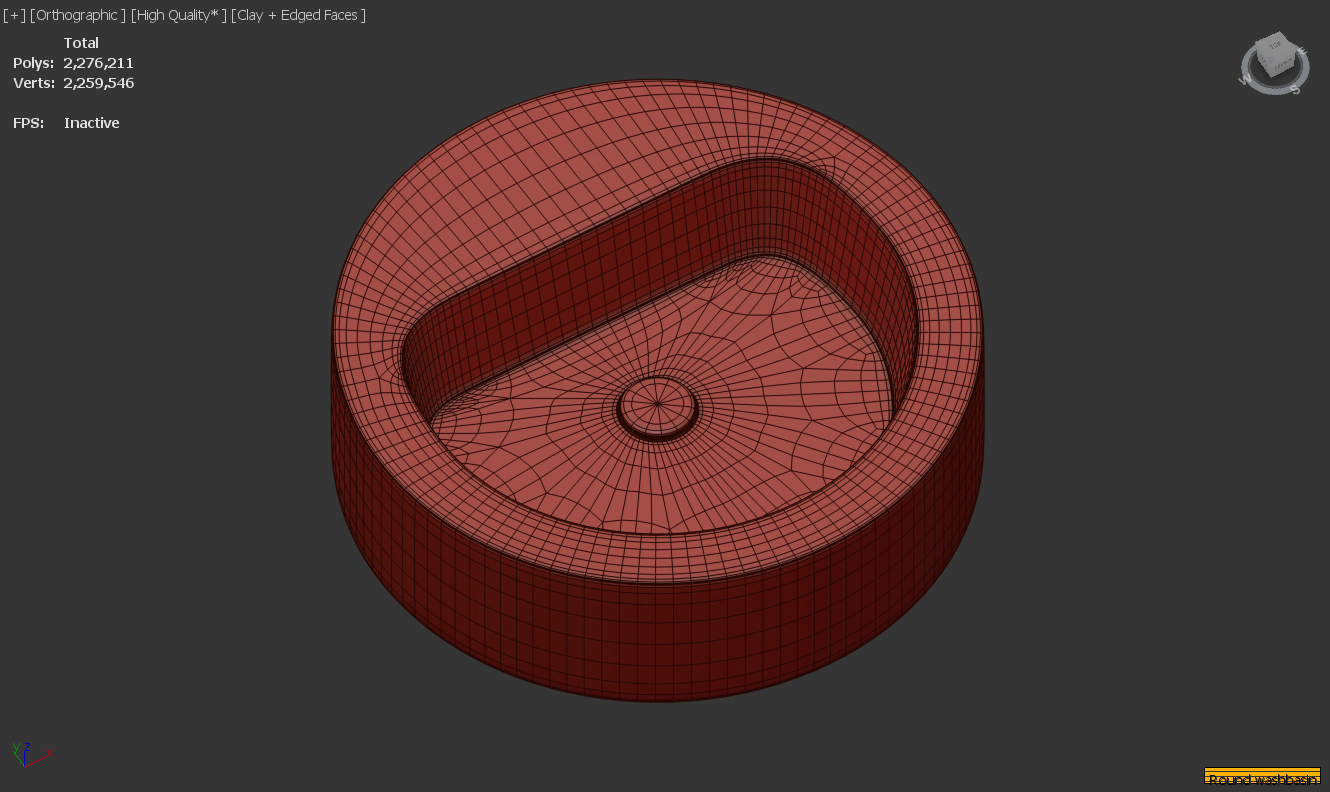 Werk Kitchen Counter : Mastering 3D Modeling in 3ds Max: Basic Level - image 12 - student project