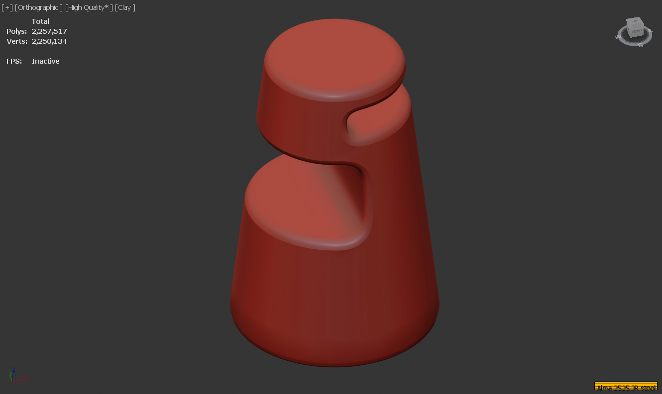 Werk Kitchen Counter : Mastering 3D Modeling in 3ds Max: Basic Level - image 13 - student project