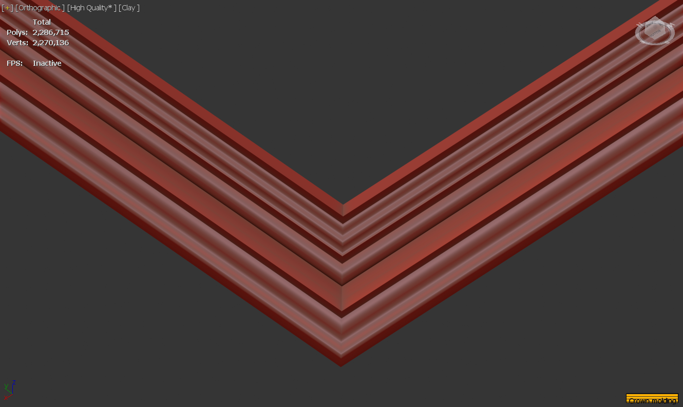 Werk Kitchen Counter : Mastering 3D Modeling in 3ds Max: Basic Level - image 8 - student project