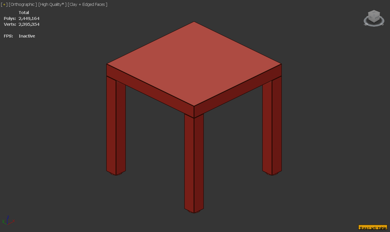 Werk Kitchen Counter : Mastering 3D Modeling in 3ds Max: Basic Level - image 10 - student project