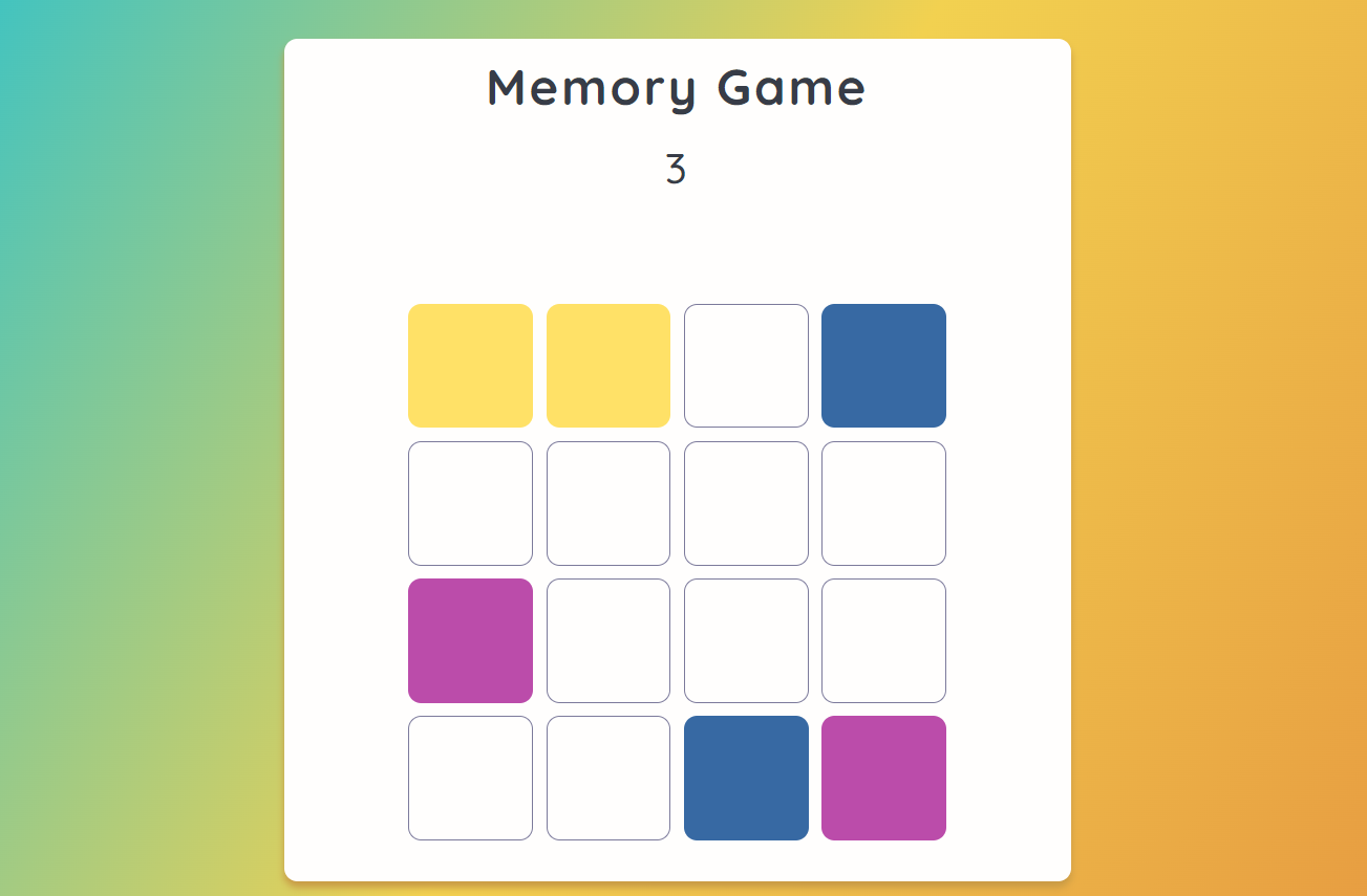 Match Game - image 1 - student project