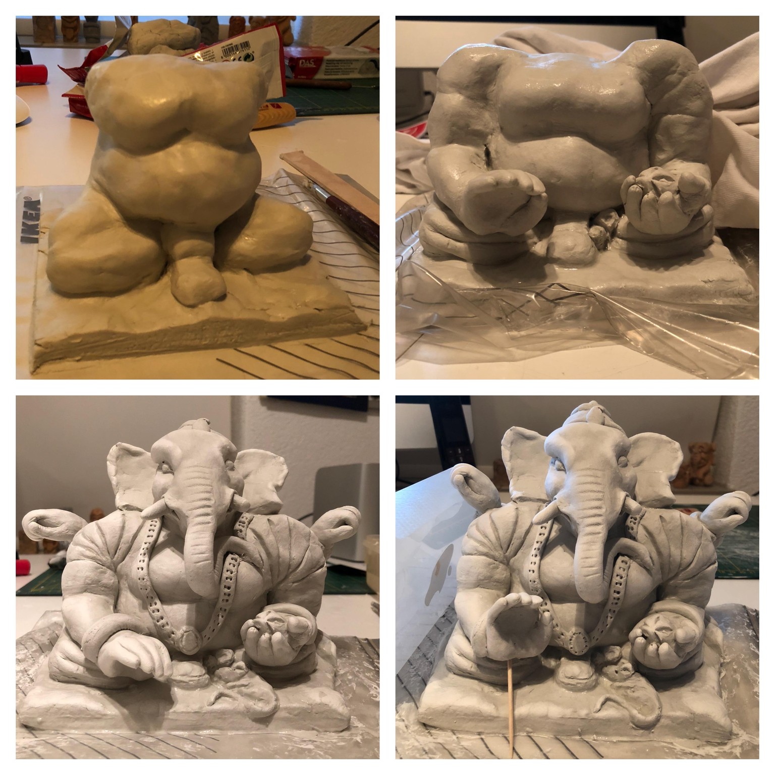 The making of a Ganapati or Ganesha - image 1 - student project