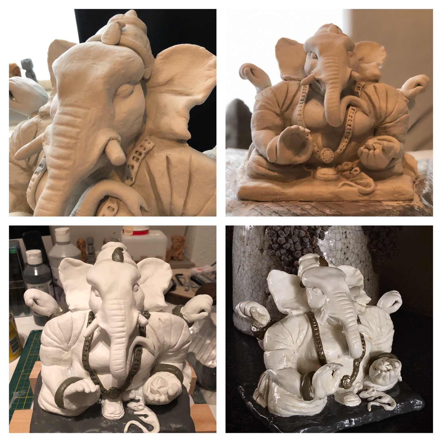 The making of a Ganapati or Ganesha - image 2 - student project