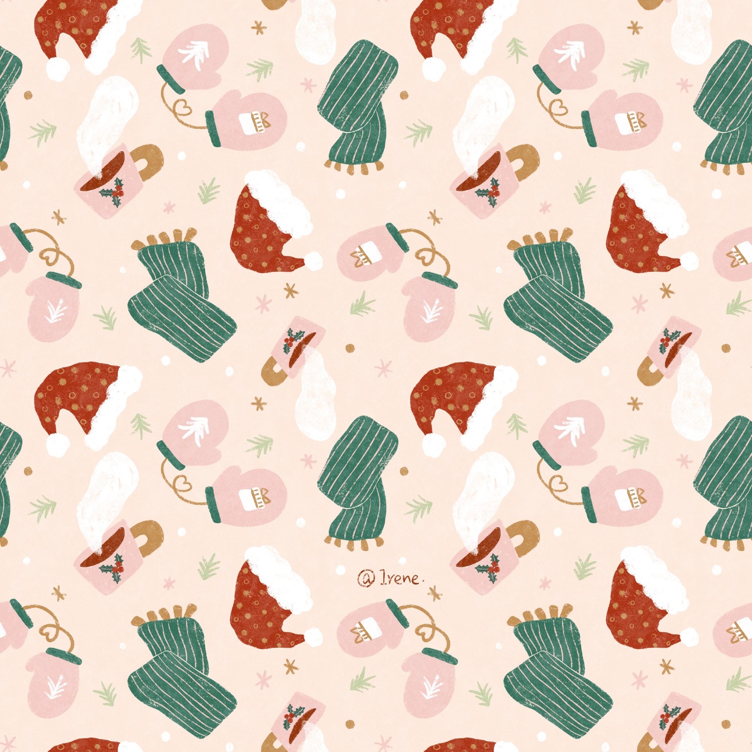 Warm Christmas mini pattern collection - image 1 - student project