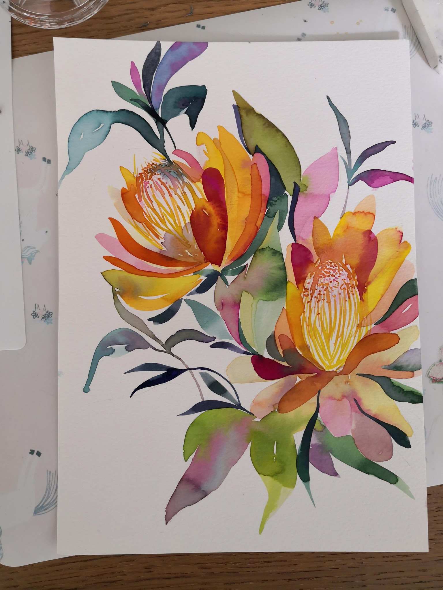 Intro to watercolour - image 2 - student project
