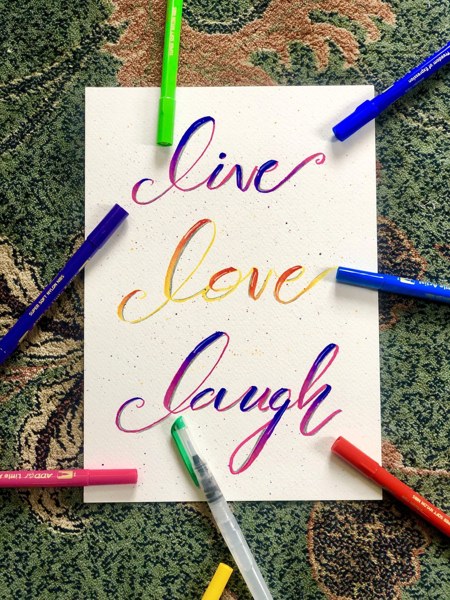 Blending - Brush Lettering - image 1 - student project