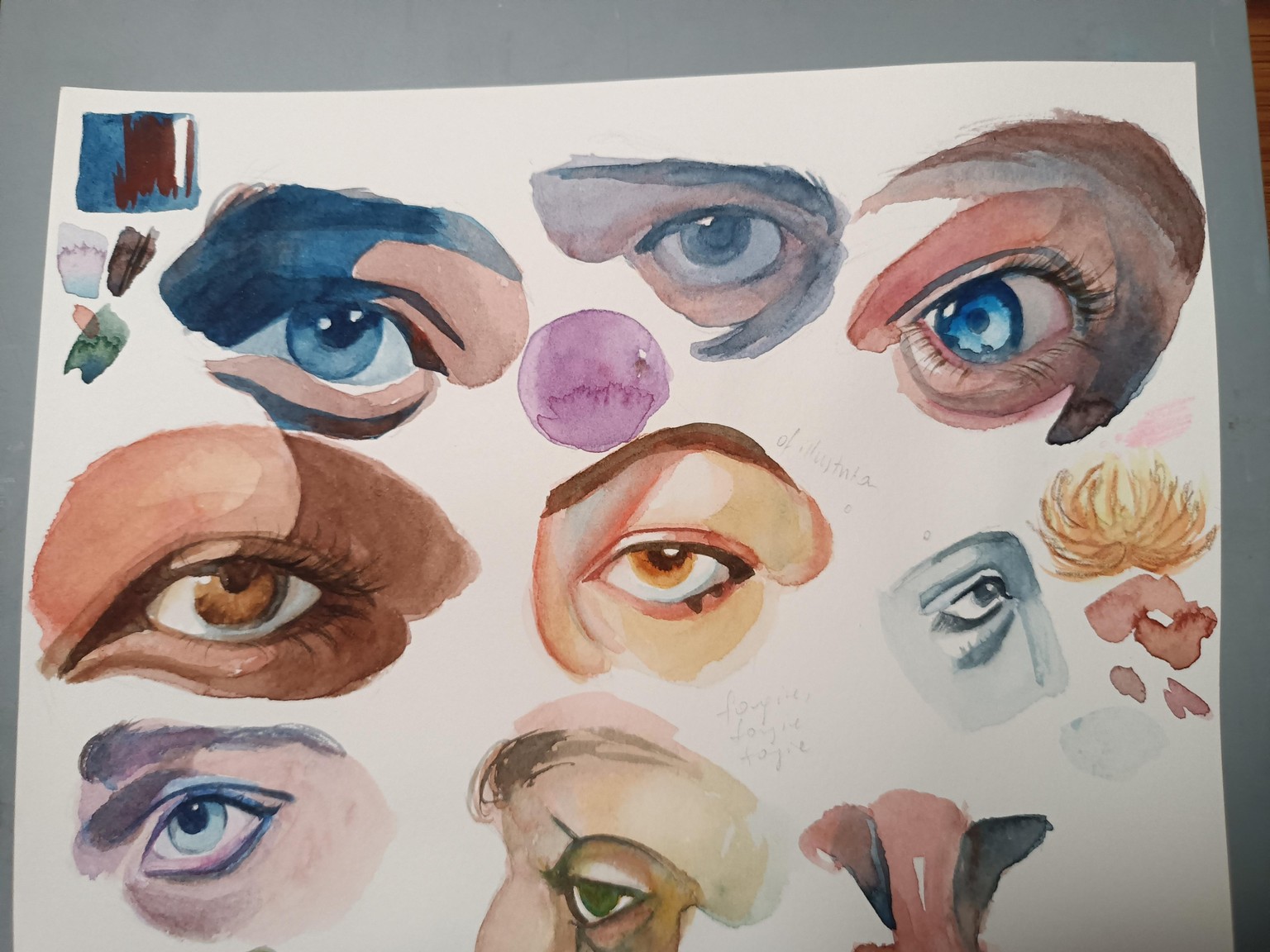 Watercolor workout - image 3 - student project