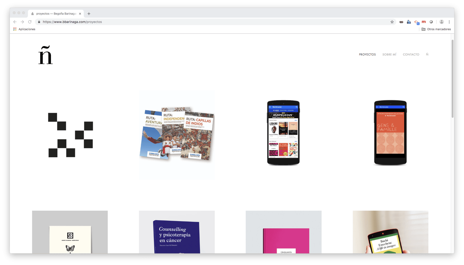 Personal webpage - image 2 - student project