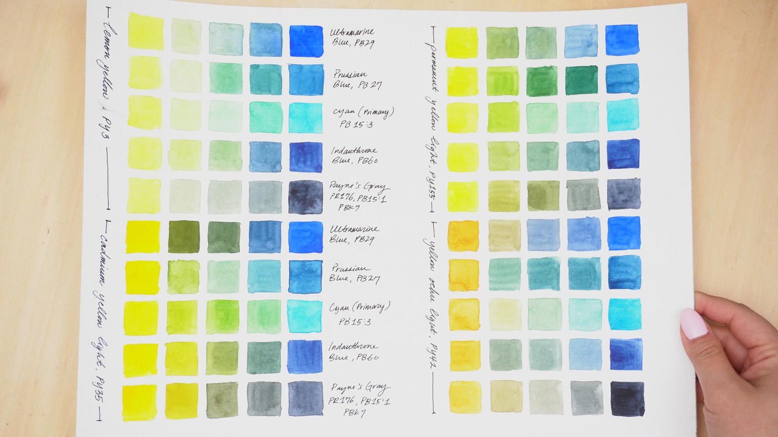 Watercolor Greens Landscape Project - image 1 - student project