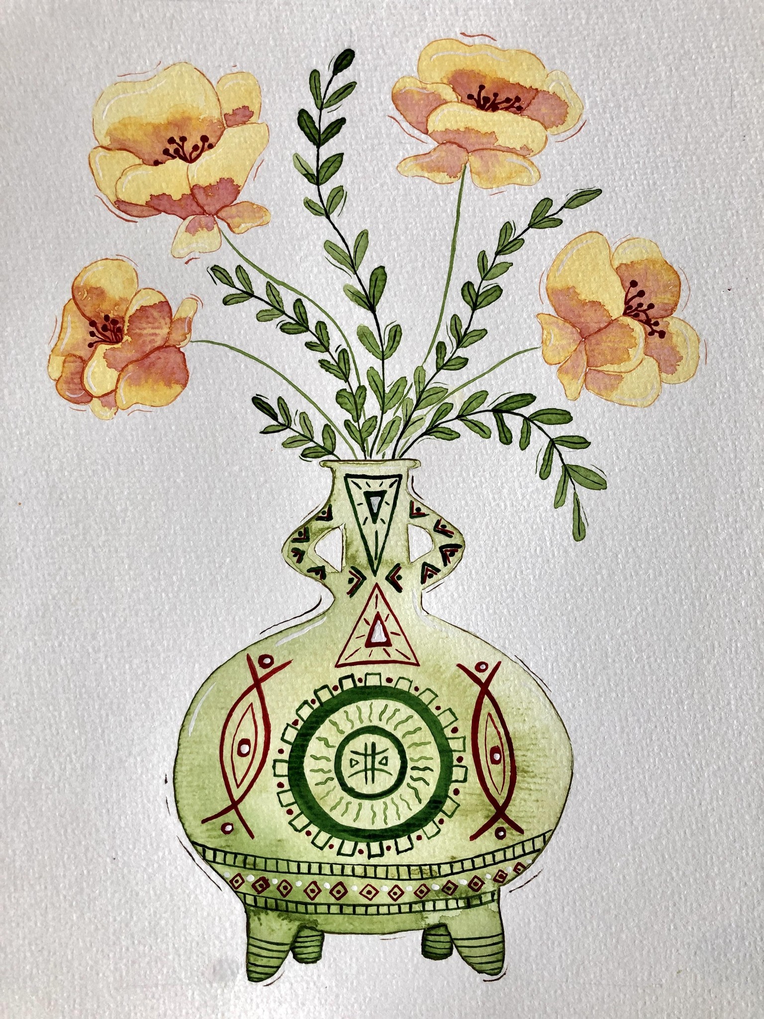 Decorating Pots - image 2 - student project