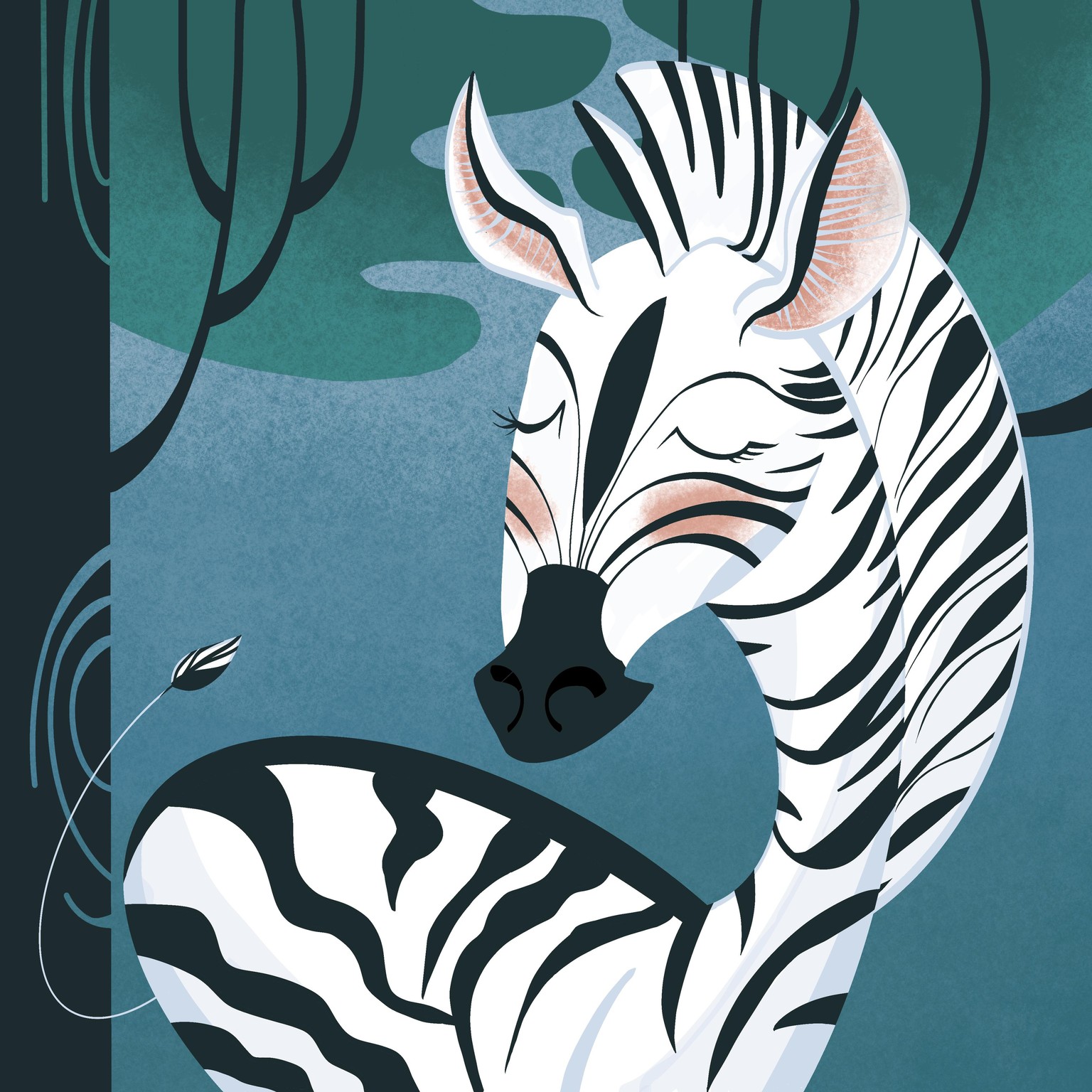Leafless zebra - image 1 - student project