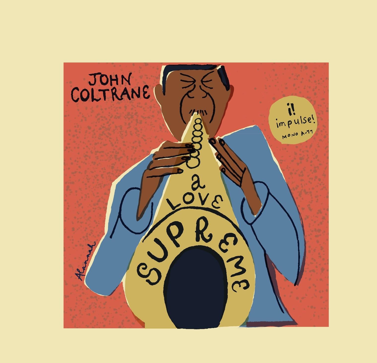 SLO-fi album cover: Coltrane - image 9 - student project