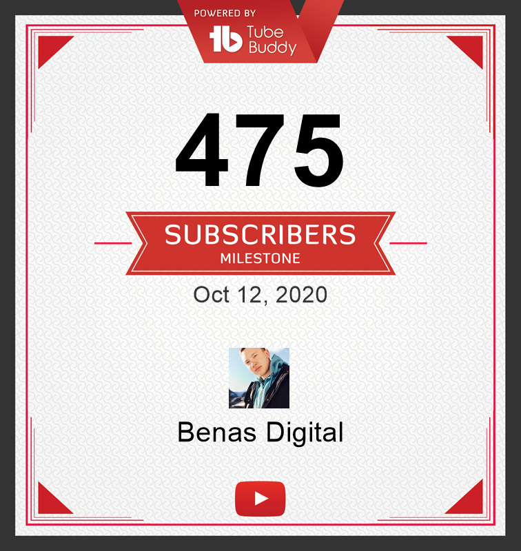 Benas Digital Youtube Channel - image 1 - student project