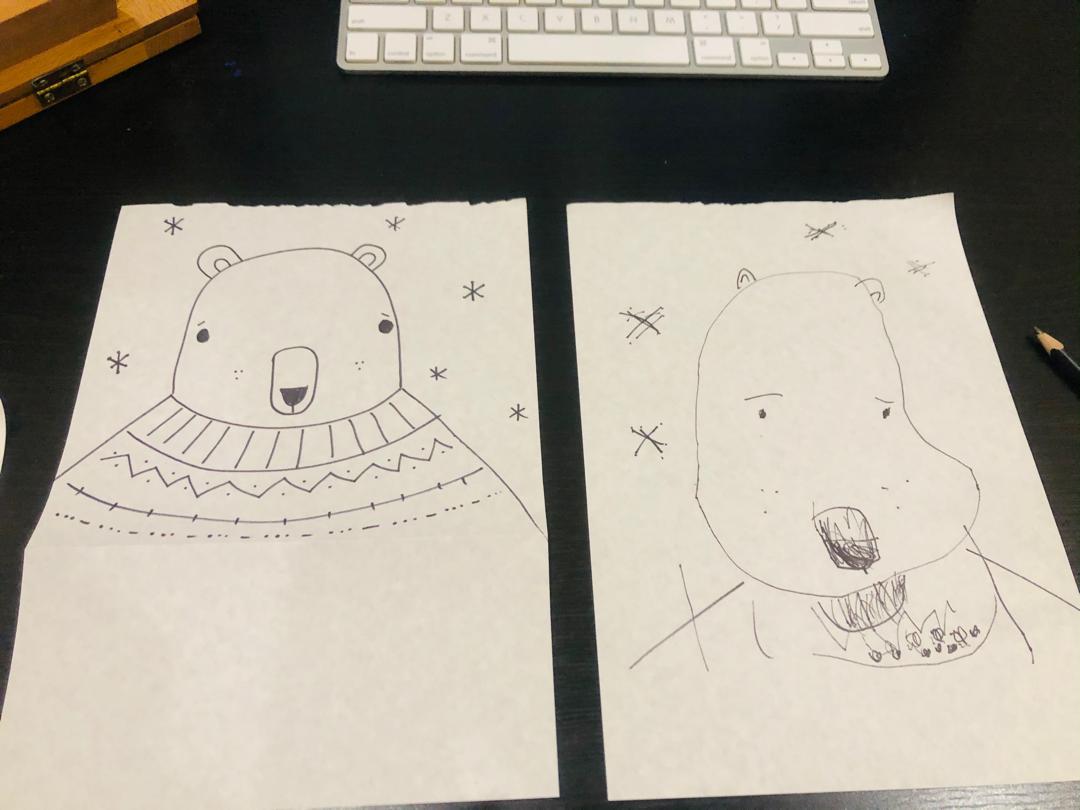 Drawing with my kids - image 1 - student project