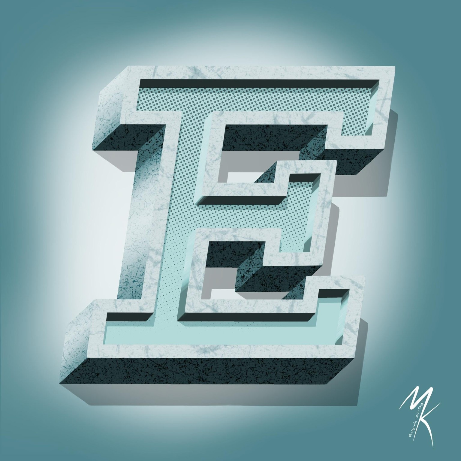 3D lettering results - image 2 - student project