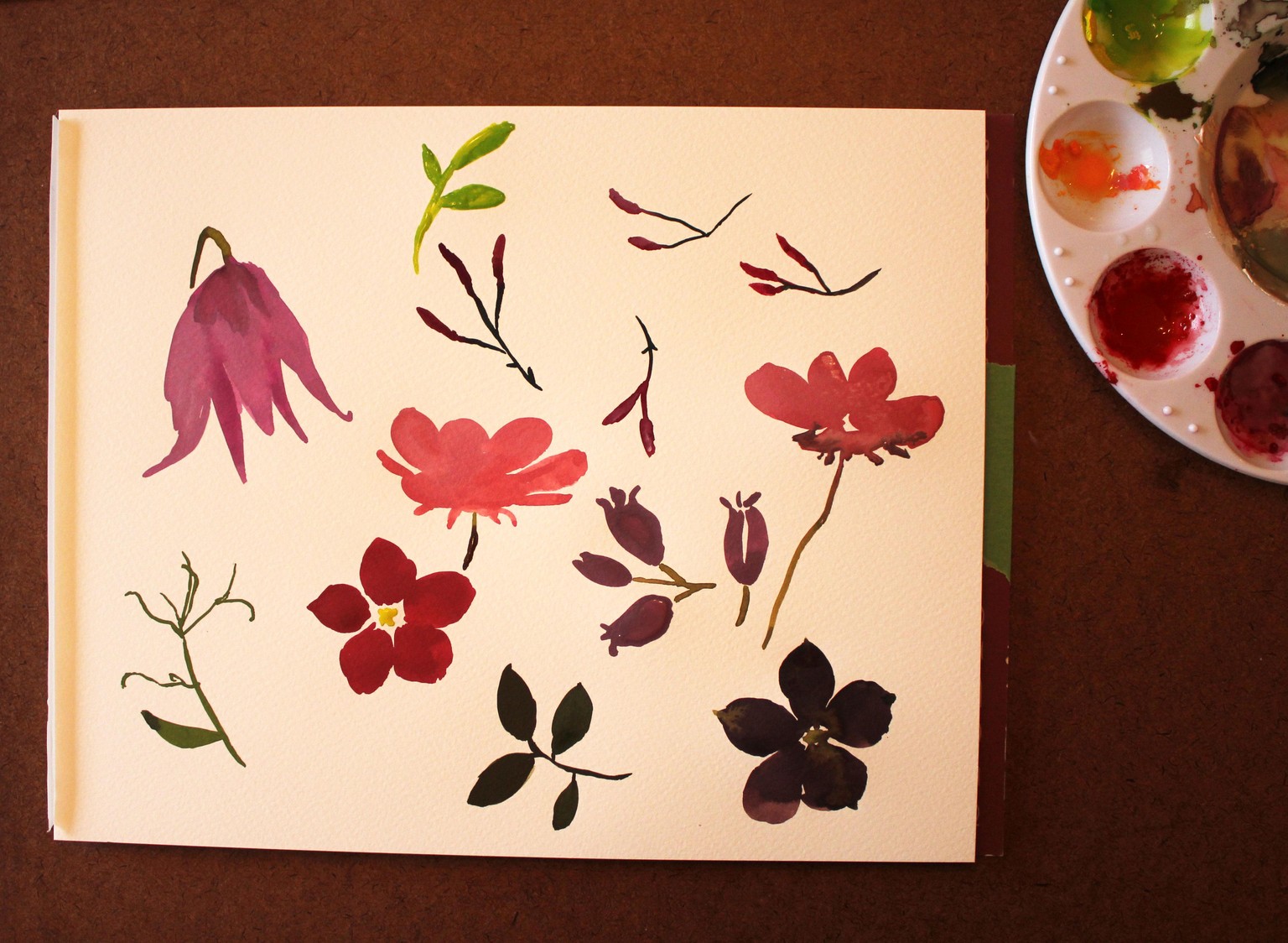 Wildflower Repeat + new mockups - image 1 - student project