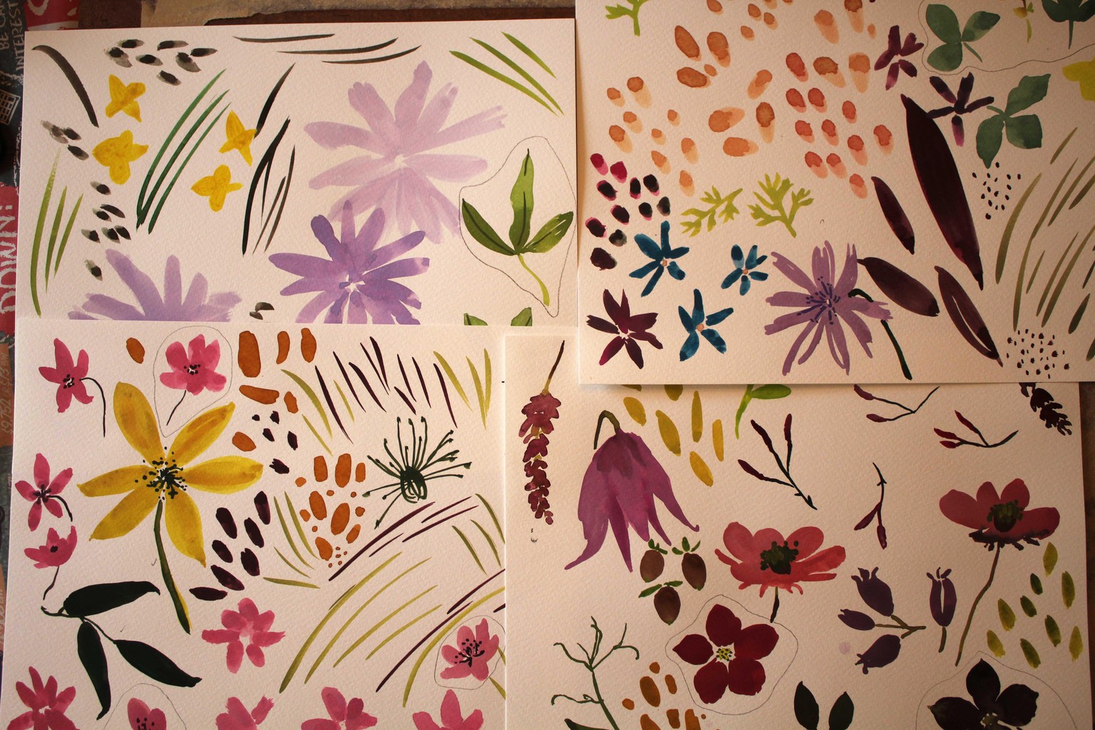 Wildflower Repeat + new mockups - image 2 - student project