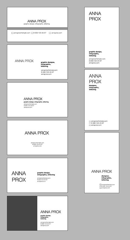 My first personal business card - image 2 - student project