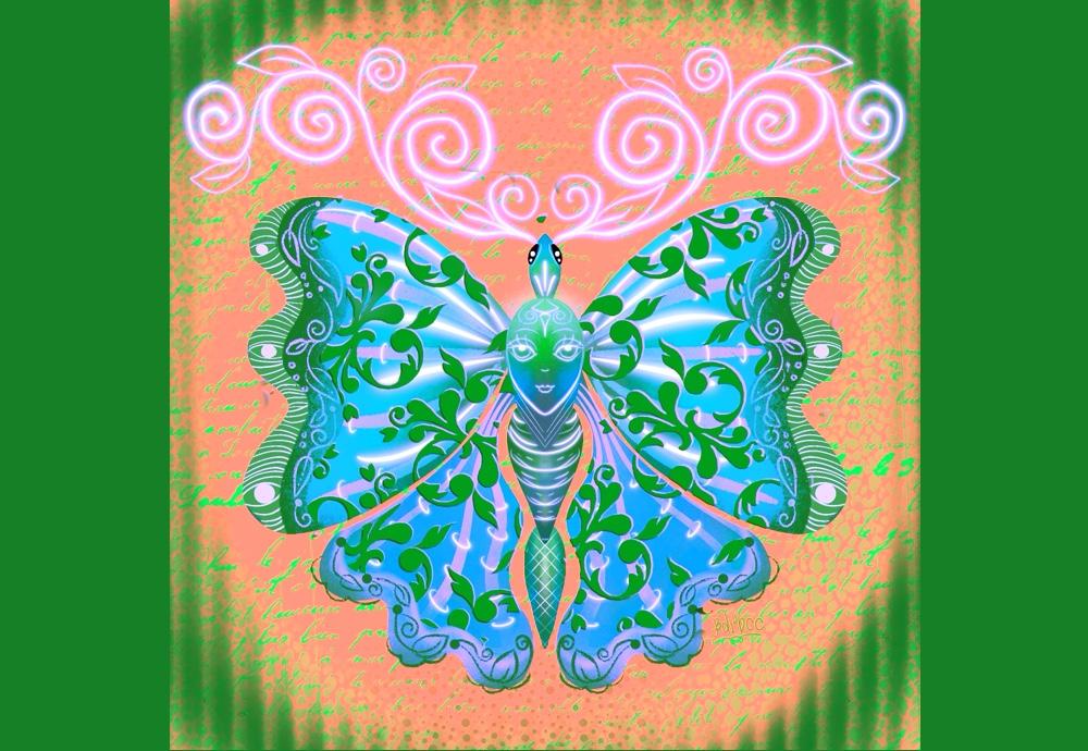 Butterfly (Artmother’s SYMMETRY & FLAT DESIGN) - image 1 - student project