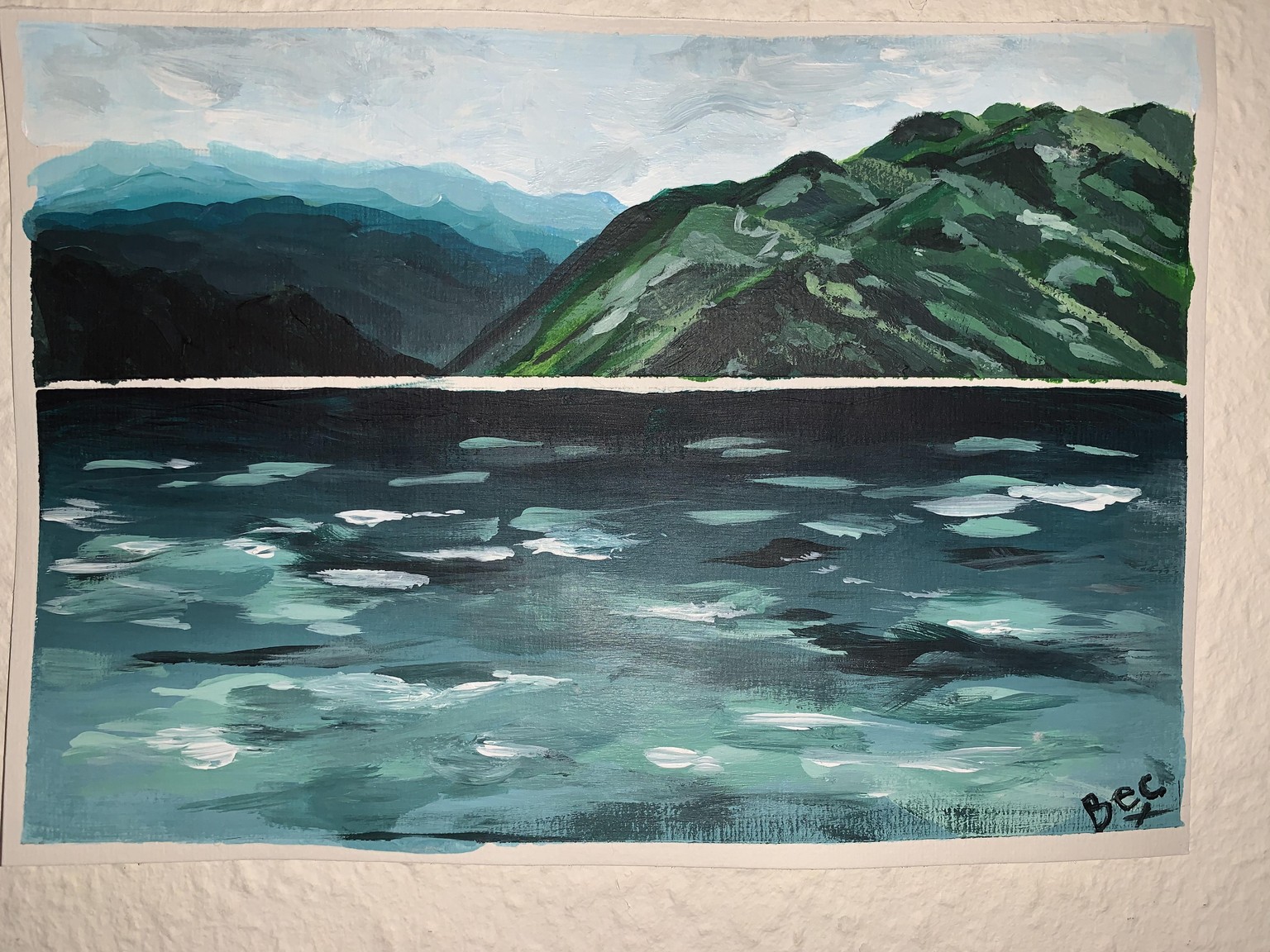 Limited colour Landscape - image 1 - student project