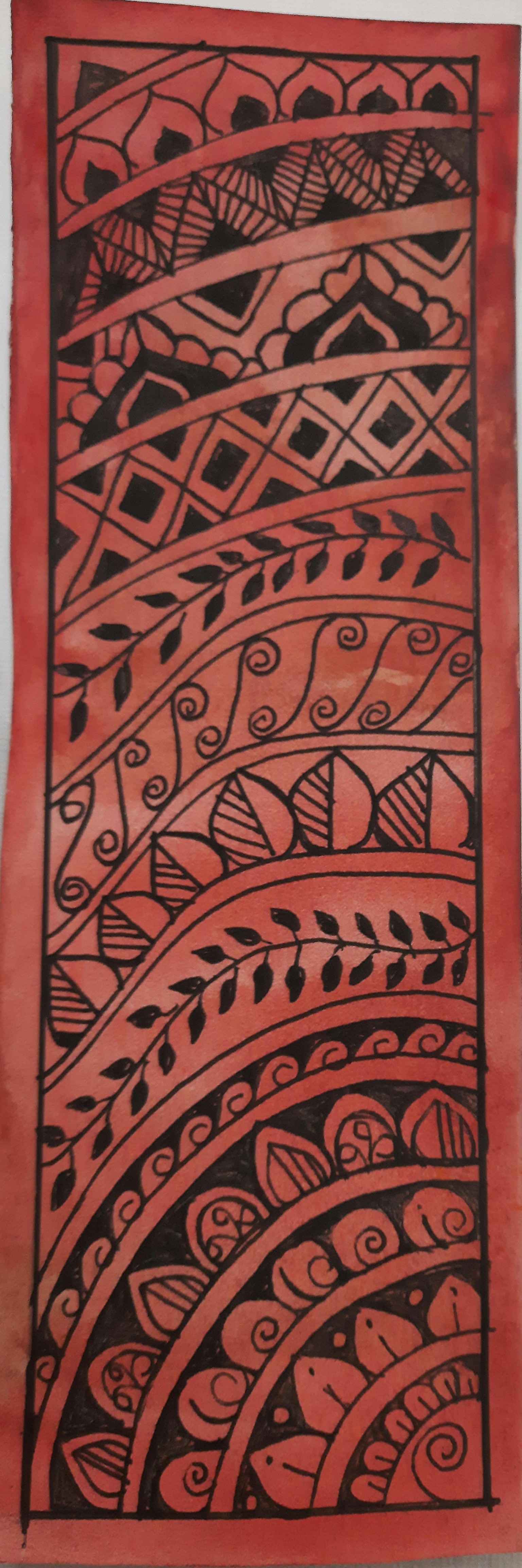 Mandala bookmark - image 1 - student project