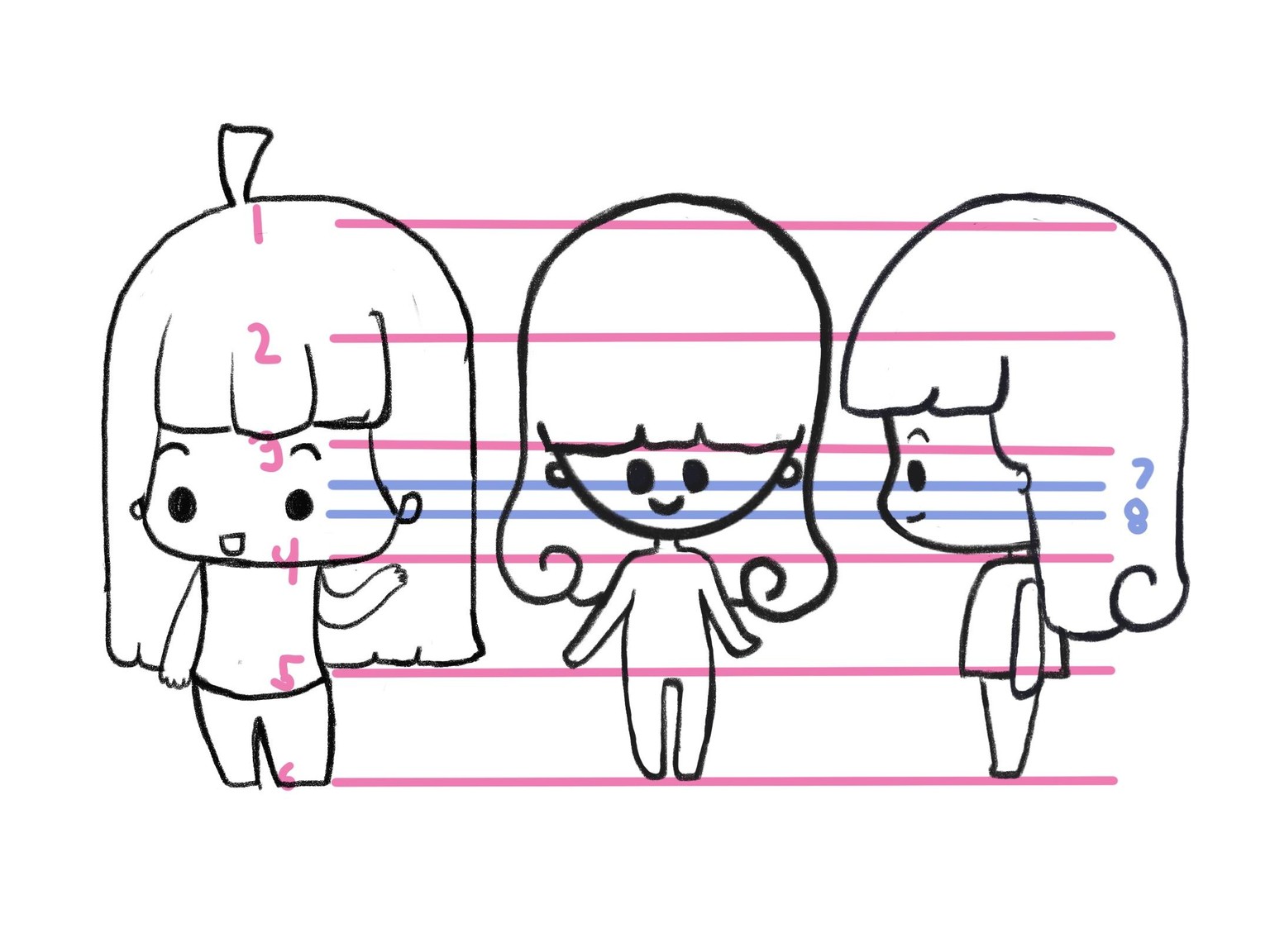 My Chibi Practice and Final Work - image 1 - student project