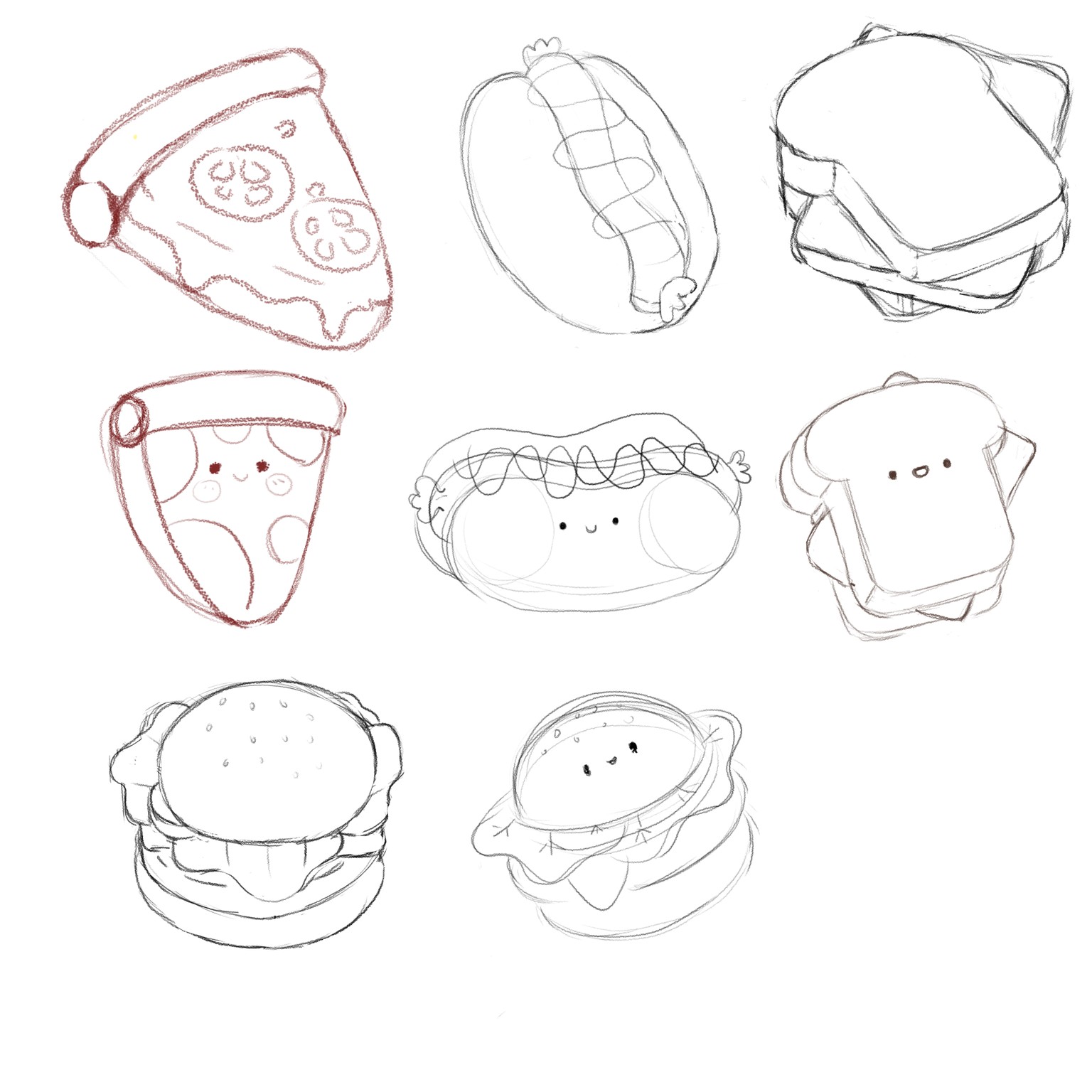 Kawaii Fast Food - image 1 - student project