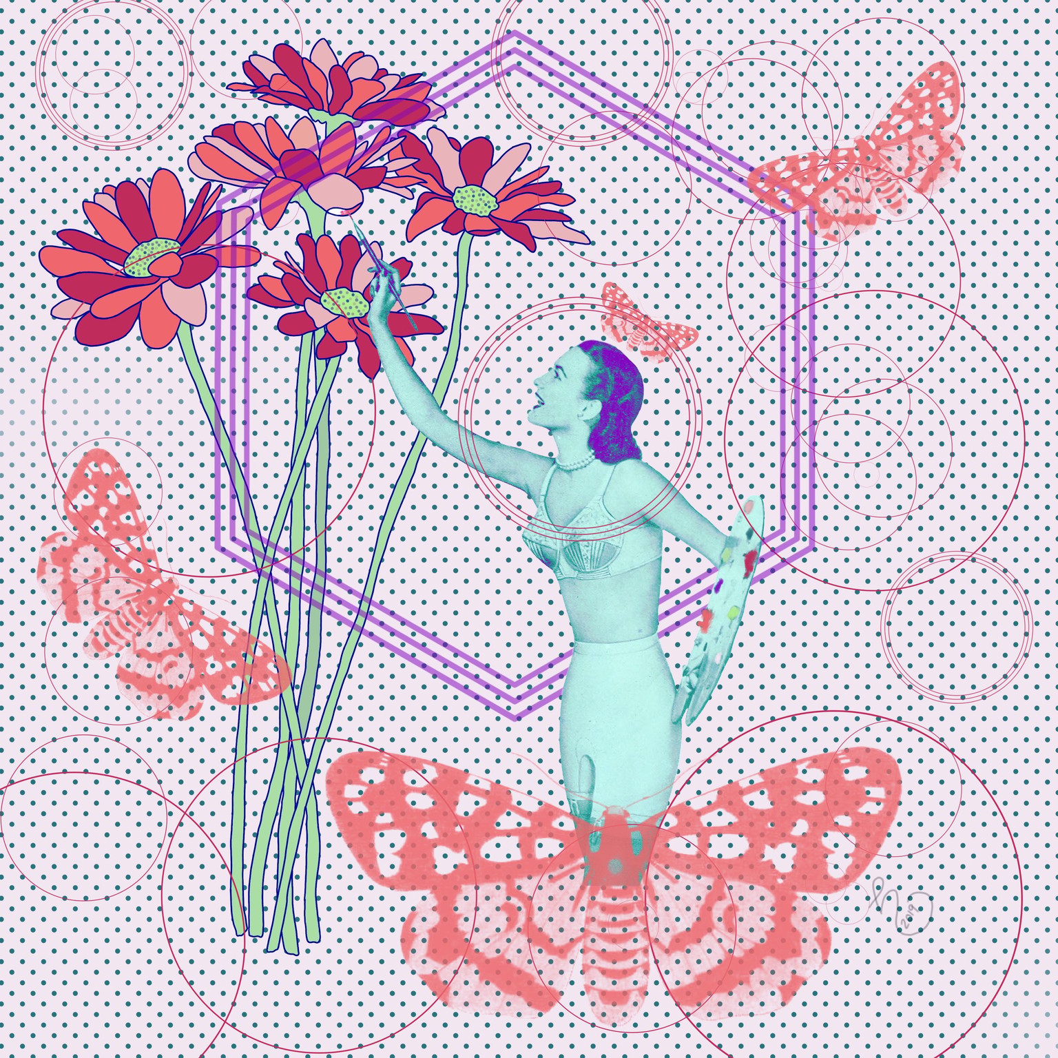 Vintage Artist Collage - image 1 - student project