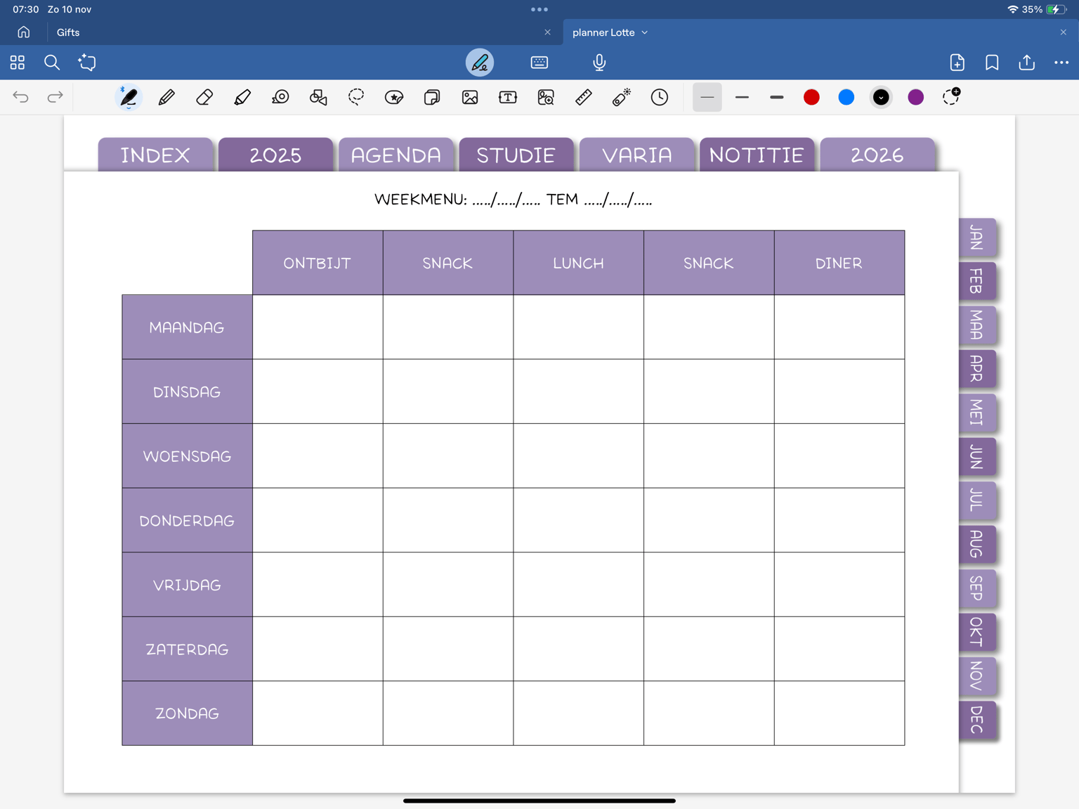 Digital planner for my daughter - image 6 - student project
